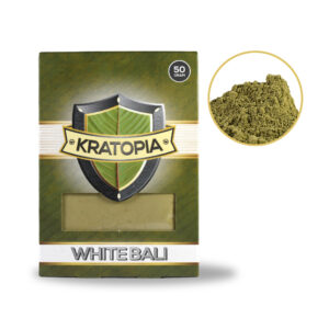 Witte Bali Kratom poeder verpakking