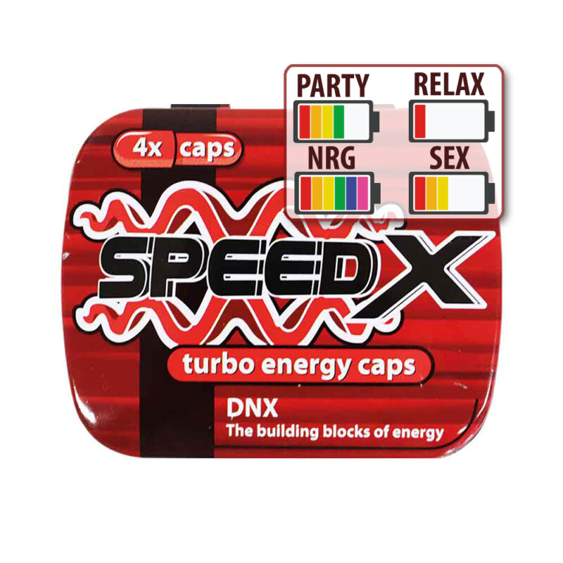 Speed X turbo energy caps