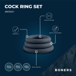 Boners Cockring Set 3-delig