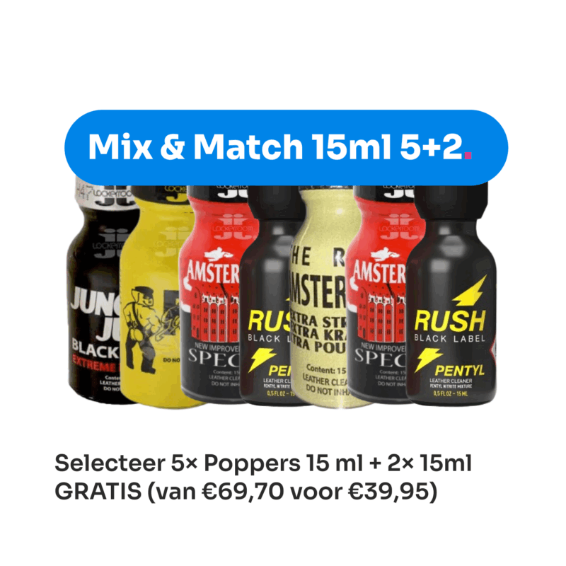Selecteer 5× Poppers 15 ml